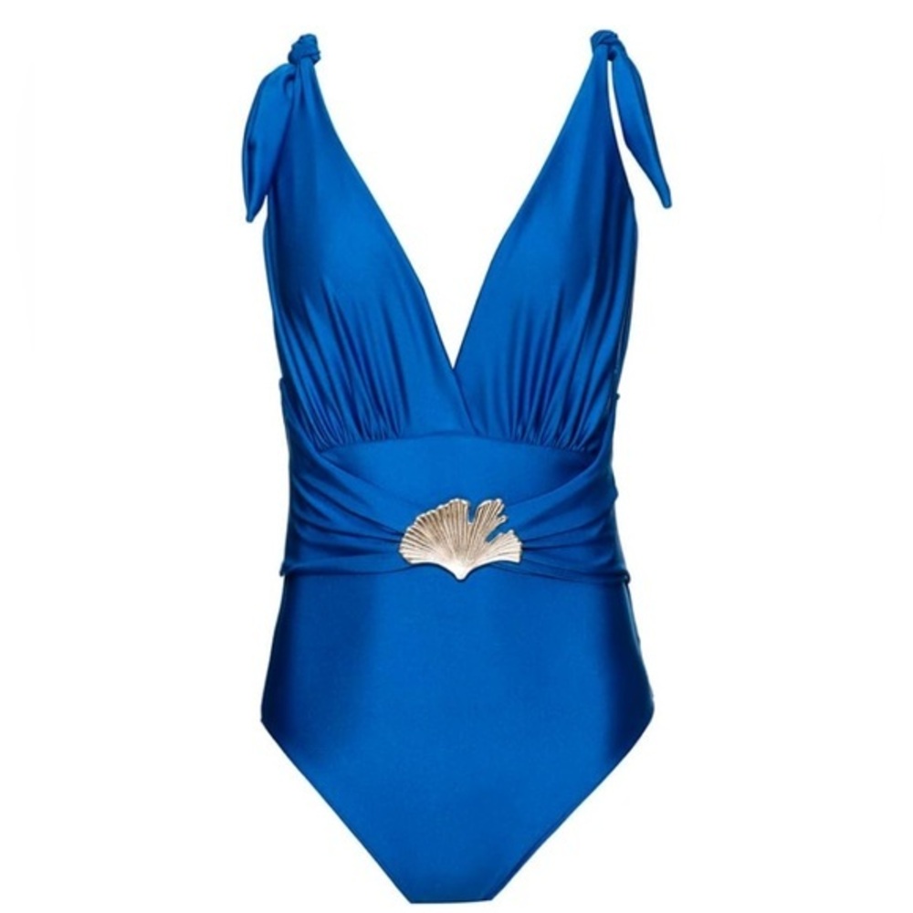 Patbo Ocean Leaf Plunge One Piece Size XS